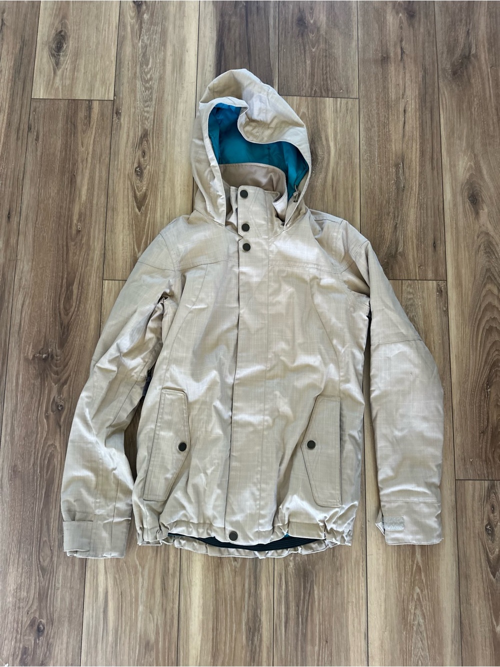 Burton womens tan full zip jacket size medium